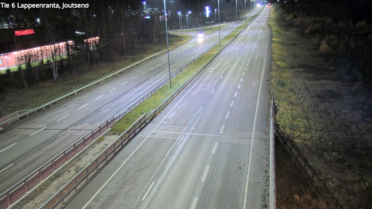 Weather Camera Image Road 6 Lappeenranta, Joutseno, Lappeenranta, Etelä-Karjala
