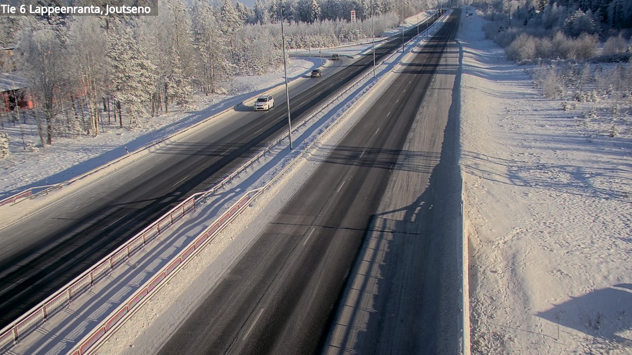 Weather Camera Image Road 6 Lappeenranta, Joutseno, Lappeenranta, Etelä-Karjala