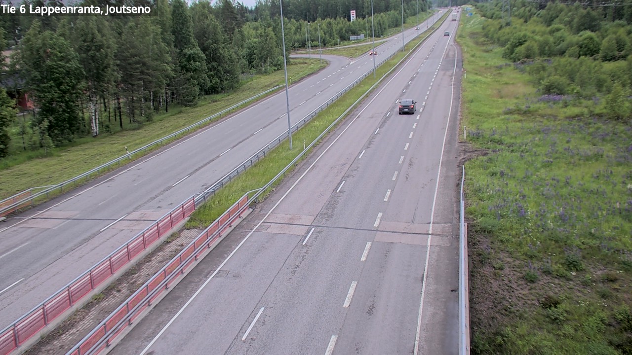 Weather Camera Image Väg 6 Villmanstrand, jotseno, Lappeenranta, Etelä-Karjala
