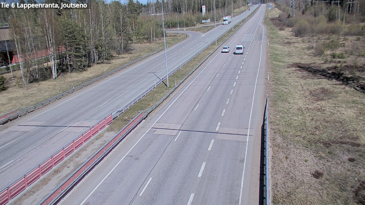 Weather Camera Image Väg 6 Villmanstrand, jotseno, Lappeenranta, Etelä-Karjala