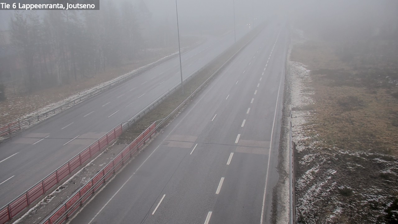 Weather Camera Image Väg 6 Villmanstrand, jotseno, Lappeenranta, Etelä-Karjala