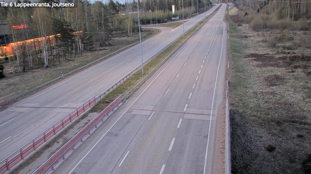 Weather Camera Image Väg 6 Villmanstrand, jotseno, Lappeenranta, Etelä-Karjala
