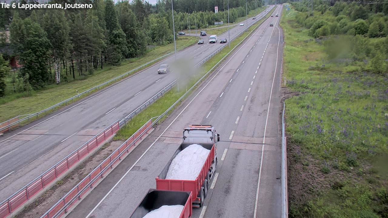 Weather Camera Image Väg 6 Villmanstrand, jotseno, Lappeenranta, Etelä-Karjala