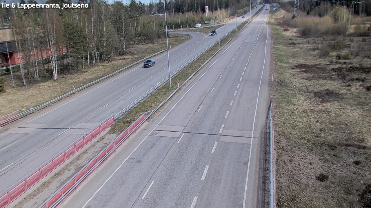 Weather Camera Image Väg 6 Villmanstrand, jotseno, Lappeenranta, Etelä-Karjala