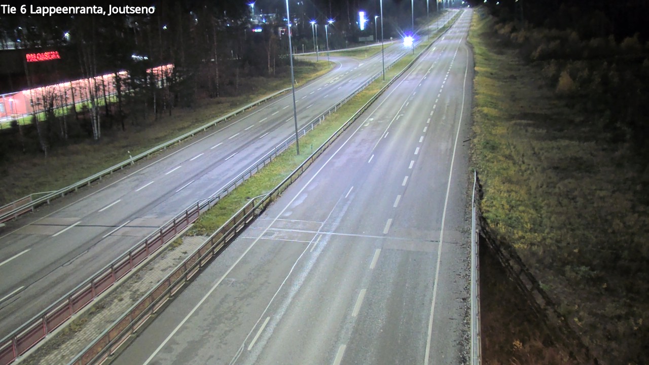 Weather Camera Image Road 6 Lappeenranta, Joutseno, Lappeenranta, Etelä-Karjala