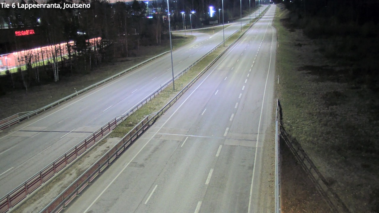 Weather Camera Image Road 6 Lappeenranta, Joutseno, Lappeenranta, Etelä-Karjala