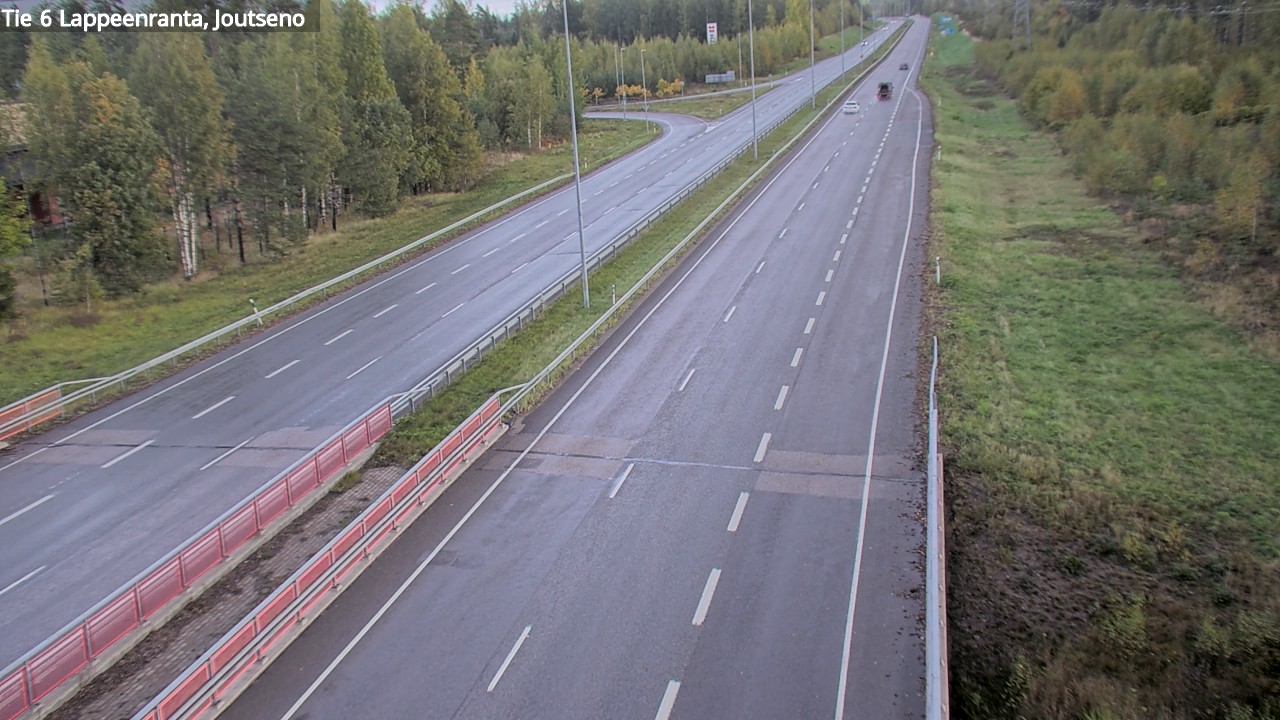 Weather Camera Image Road 6 Lappeenranta, Joutseno, Lappeenranta, Etelä-Karjala
