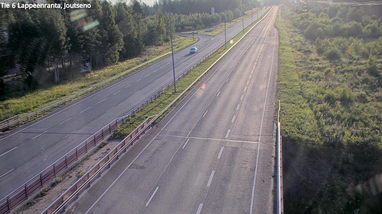 Weather Camera Image Väg 6 Villmanstrand, jotseno, Lappeenranta, Etelä-Karjala