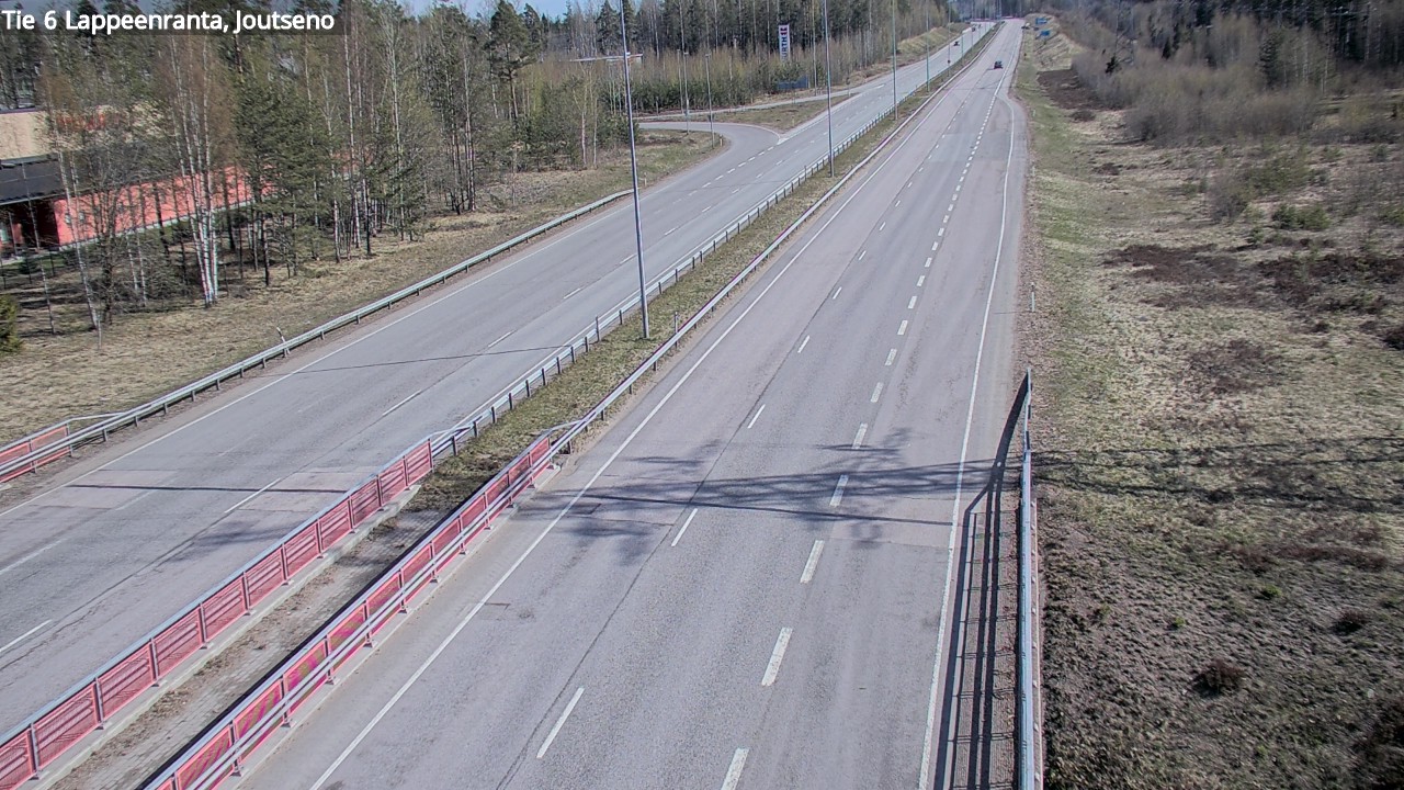 Weather Camera Image Väg 6 Villmanstrand, jotseno, Lappeenranta, Etelä-Karjala