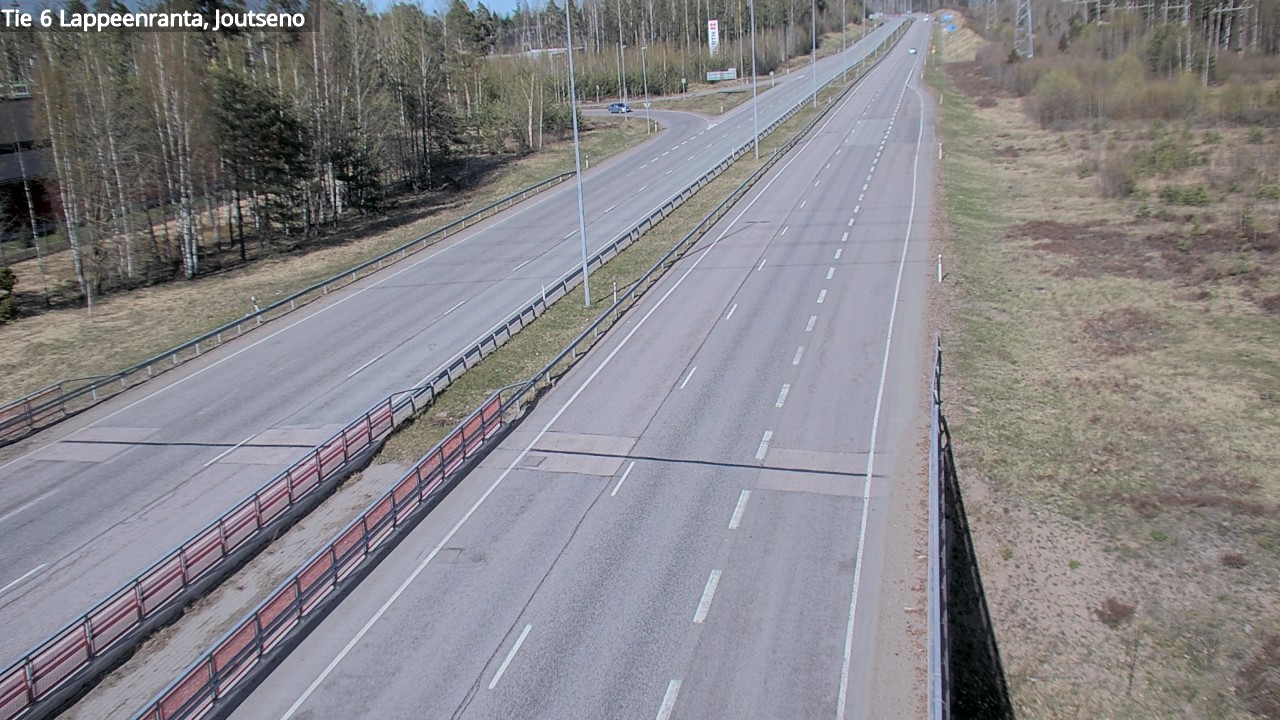 Weather Camera Image Väg 6 Villmanstrand, jotseno, Lappeenranta, Etelä-Karjala