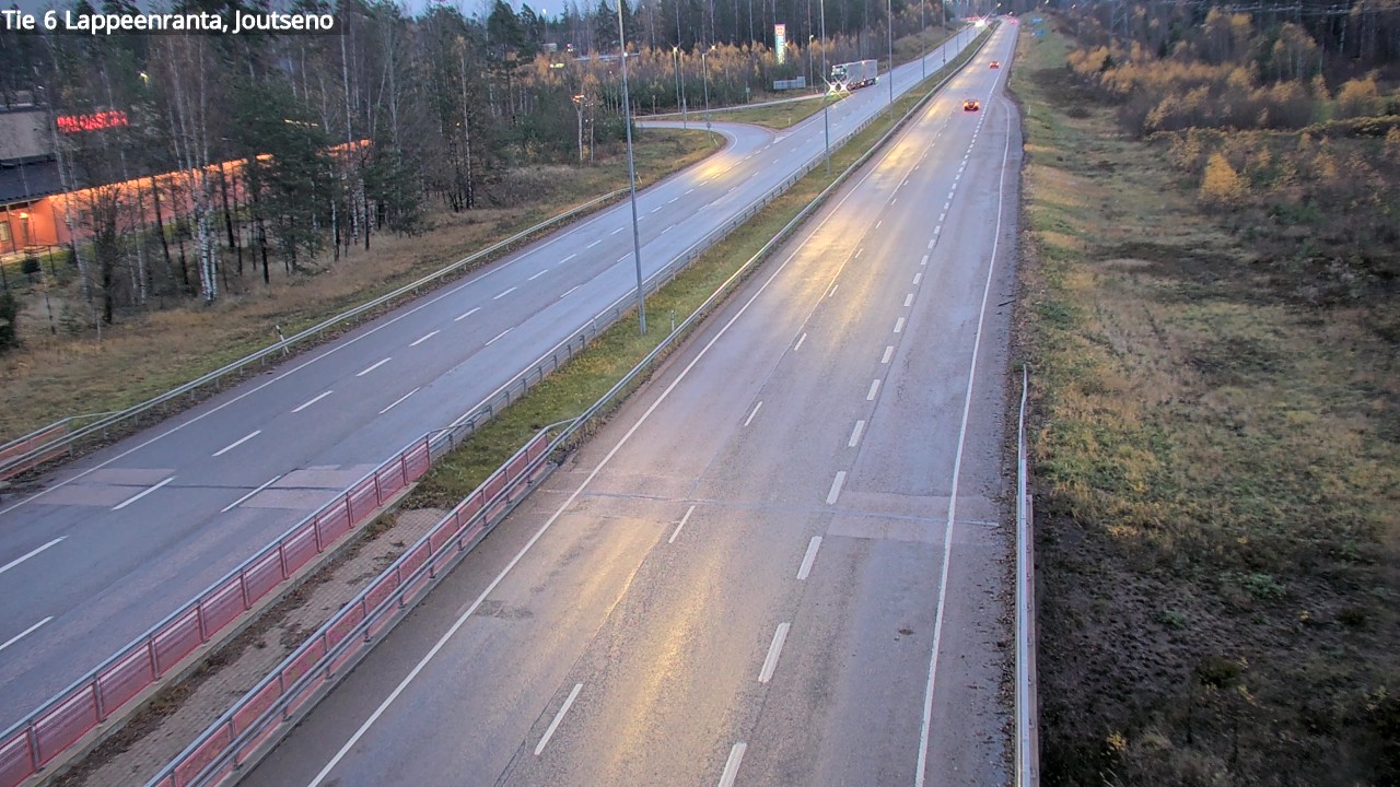 Weather Camera Image Road 6 Lappeenranta, Joutseno, Lappeenranta, Etelä-Karjala
