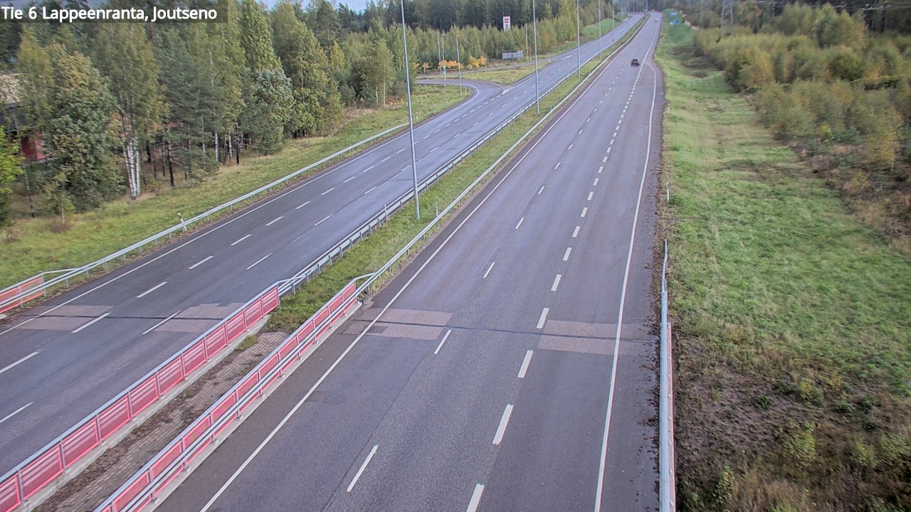 Weather Camera Image Road 6 Lappeenranta, Joutseno, Lappeenranta, Etelä-Karjala