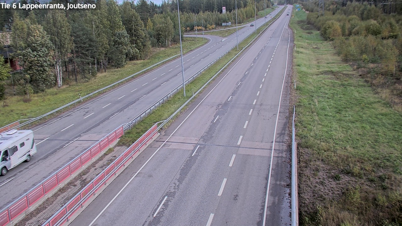 Weather Camera Image Road 6 Lappeenranta, Joutseno, Lappeenranta, Etelä-Karjala