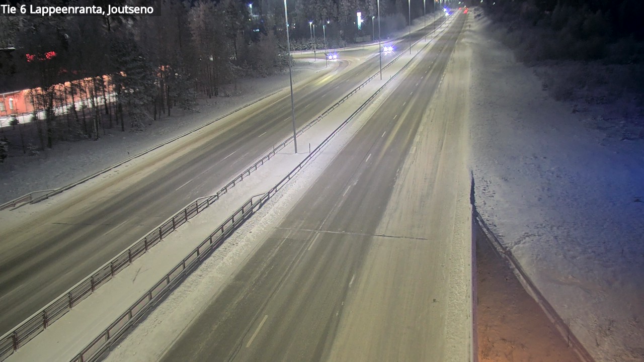 Weather Camera Image Road 6 Lappeenranta, Joutseno, Lappeenranta, Etelä-Karjala