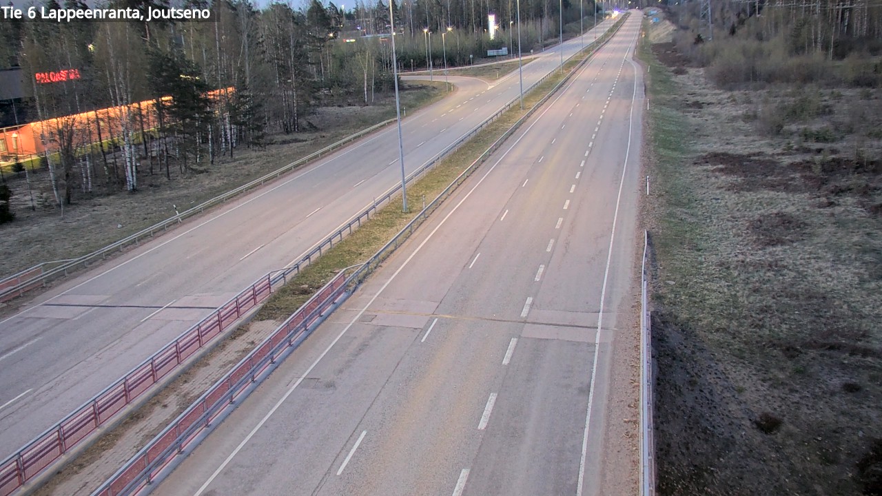 Weather Camera Image Väg 6 Villmanstrand, jotseno, Lappeenranta, Etelä-Karjala
