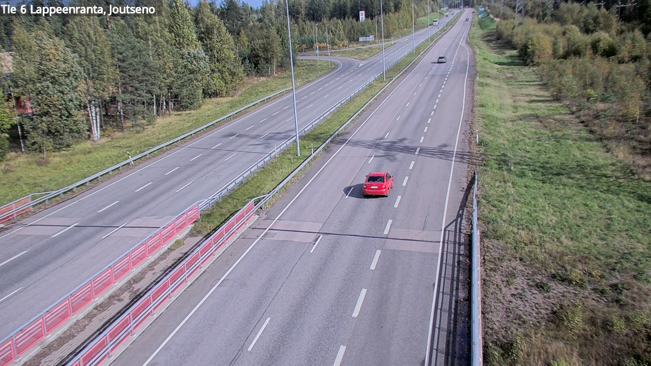 Weather Camera Image Road 6 Lappeenranta, Joutseno, Lappeenranta, Etelä-Karjala
