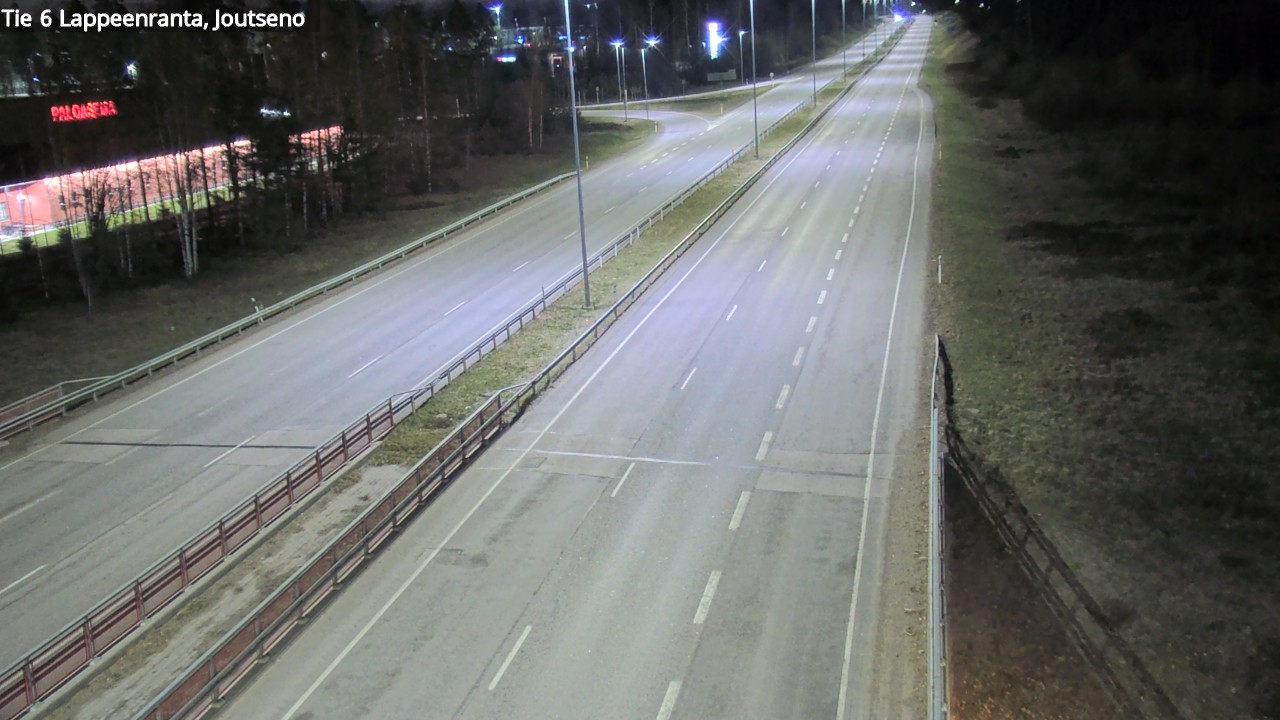 Weather Camera Image Road 6 Lappeenranta, Joutseno, Lappeenranta, Etelä-Karjala