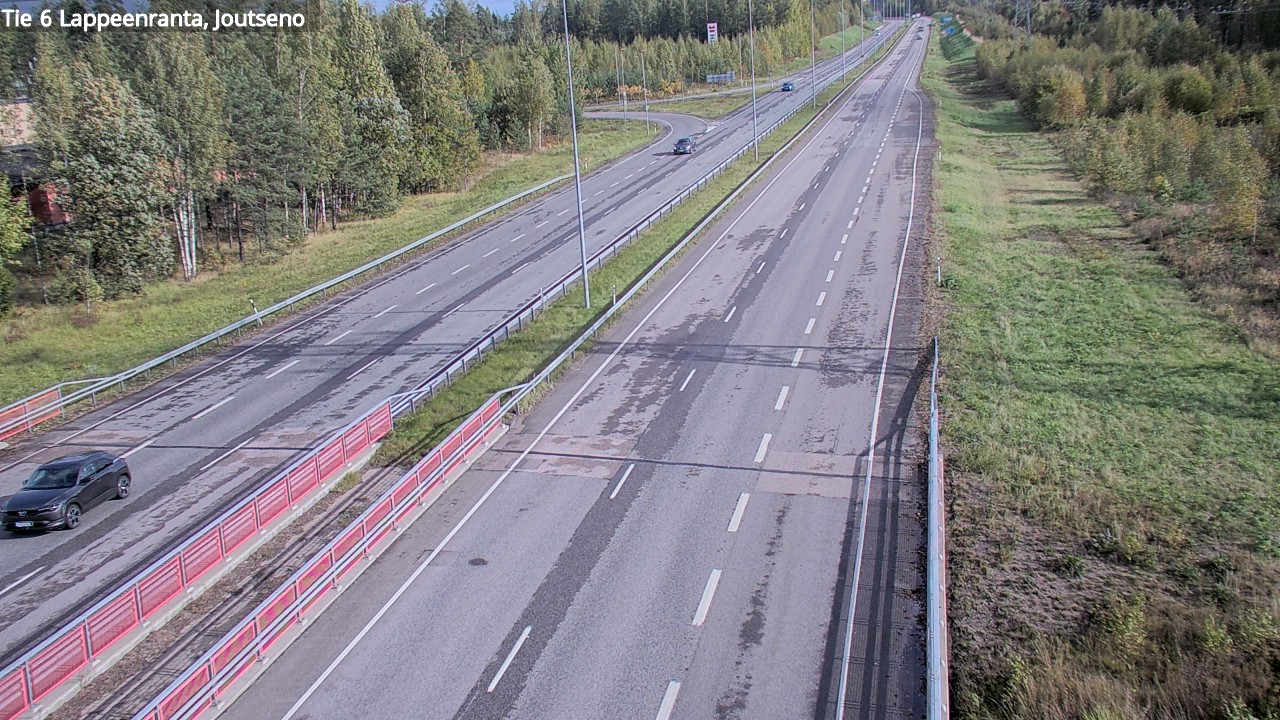 Weather Camera Image Road 6 Lappeenranta, Joutseno, Lappeenranta, Etelä-Karjala