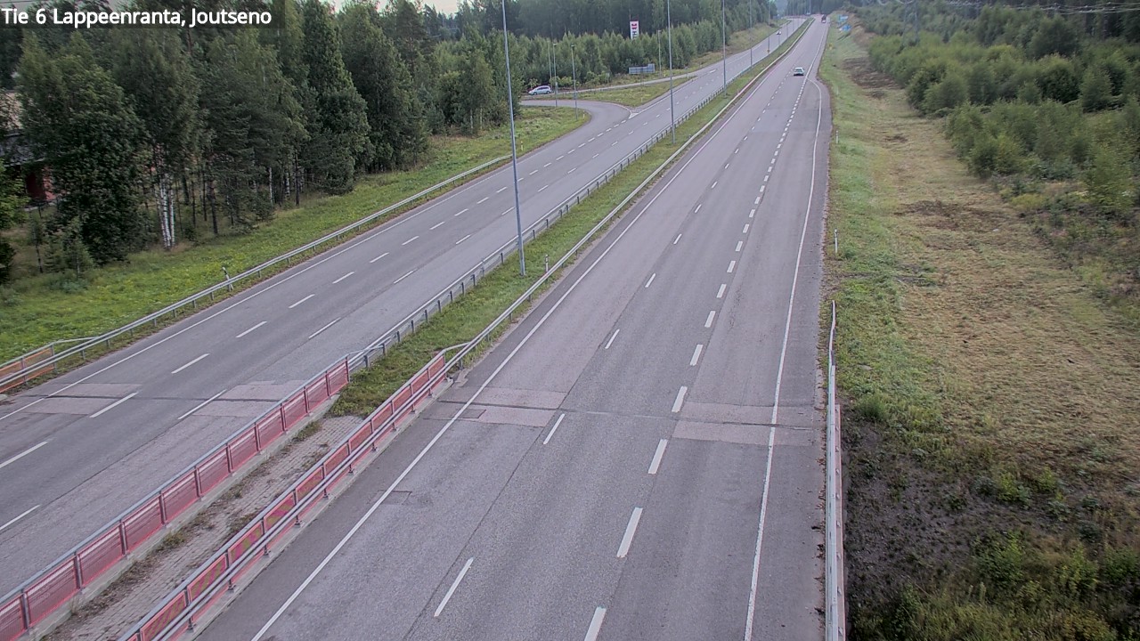Weather Camera Image Road 6 Lappeenranta, Joutseno, Lappeenranta, Etelä-Karjala