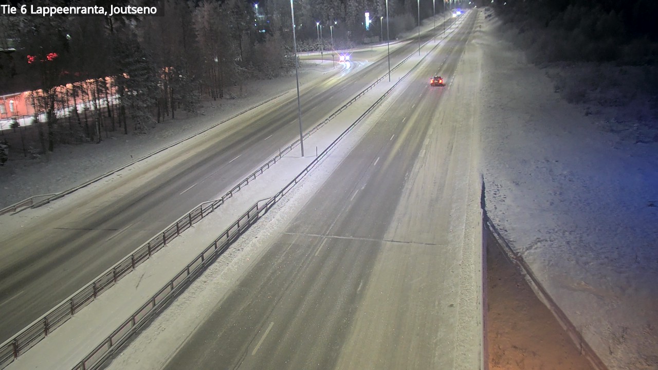 Weather Camera Image Road 6 Lappeenranta, Joutseno, Lappeenranta, Etelä-Karjala