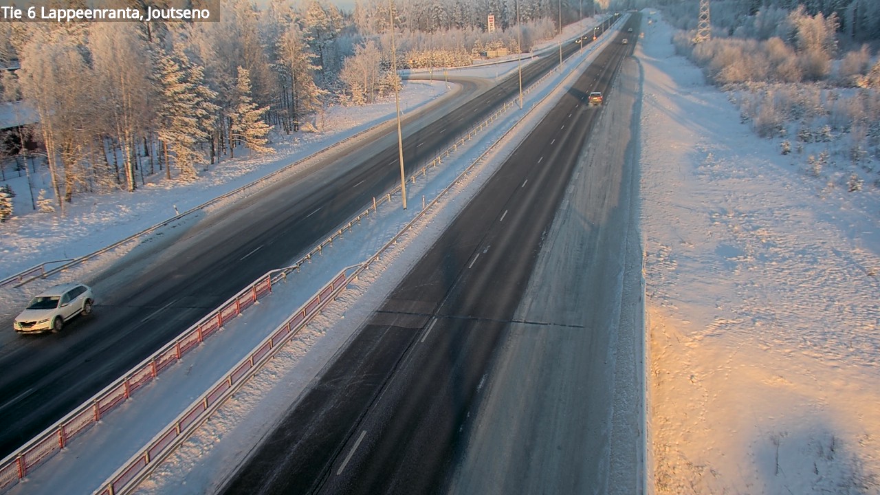 Weather Camera Image Road 6 Lappeenranta, Joutseno, Lappeenranta, Etelä-Karjala