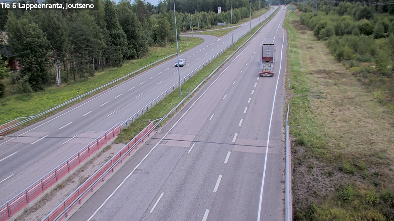 Weather Camera Image Road 6 Lappeenranta, Joutseno, Lappeenranta, Etelä-Karjala
