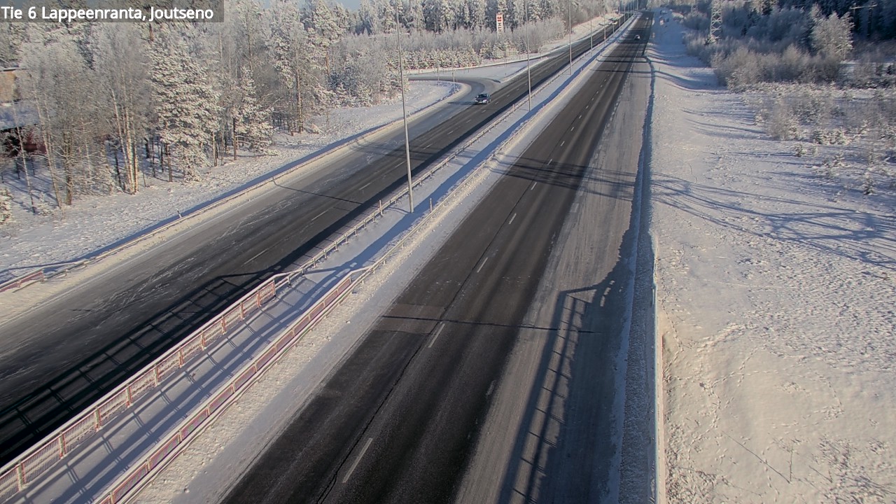 Weather Camera Image Road 6 Lappeenranta, Joutseno, Lappeenranta, Etelä-Karjala