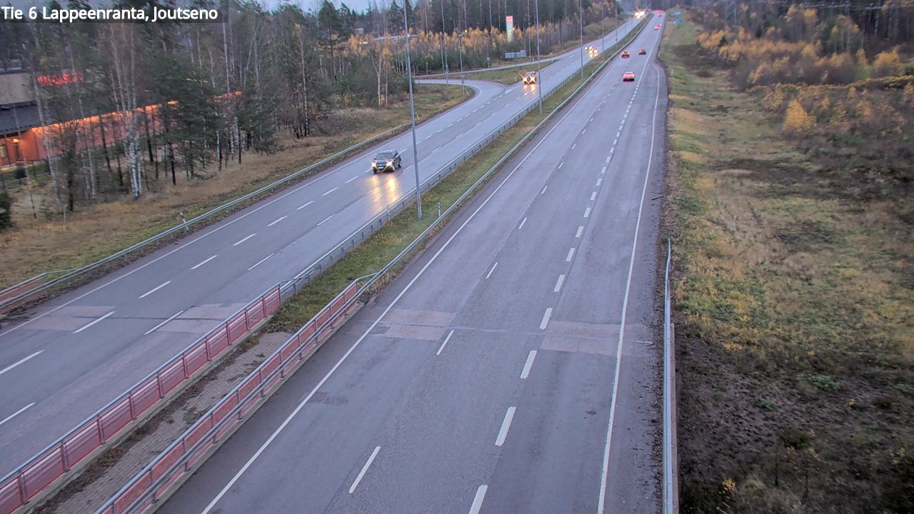 Weather Camera Image Road 6 Lappeenranta, Joutseno, Lappeenranta, Etelä-Karjala