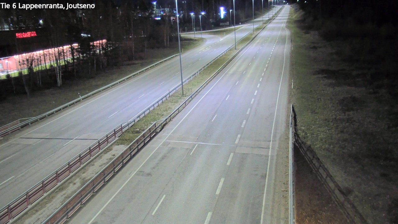 Weather Camera Image Väg 6 Villmanstrand, jotseno, Lappeenranta, Etelä-Karjala