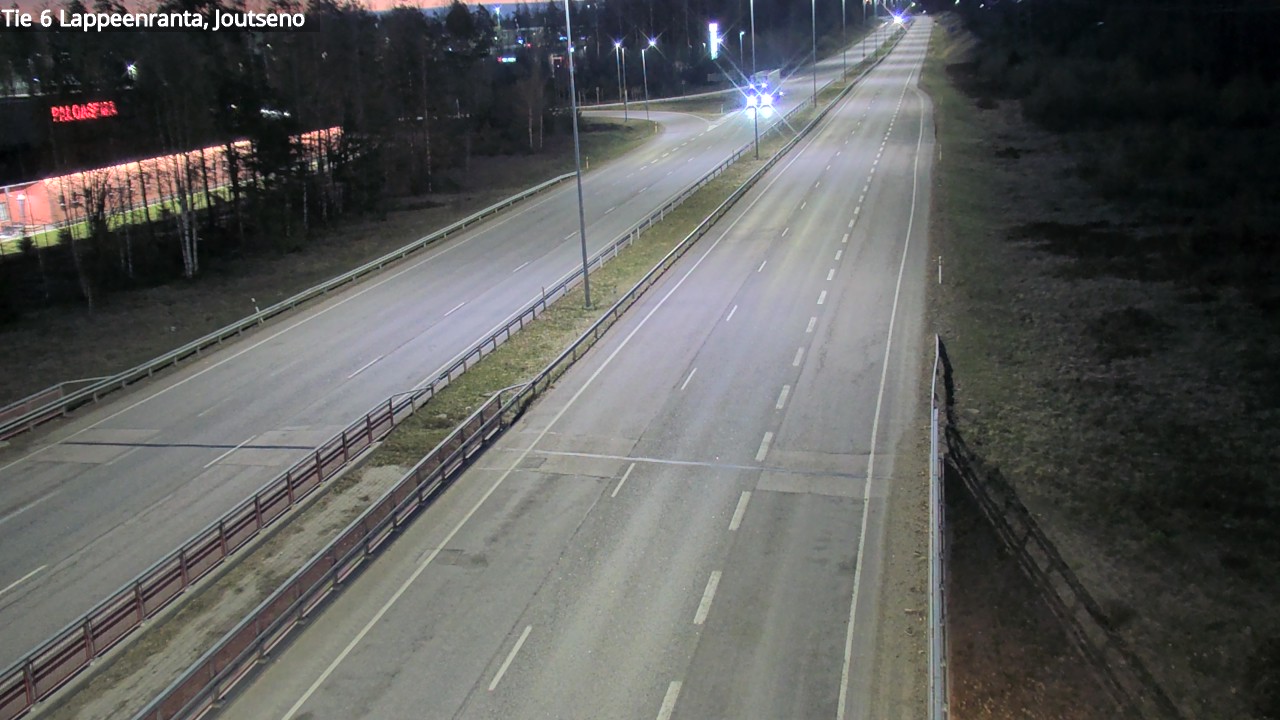 Weather Camera Image Road 6 Lappeenranta, Joutseno, Lappeenranta, Etelä-Karjala