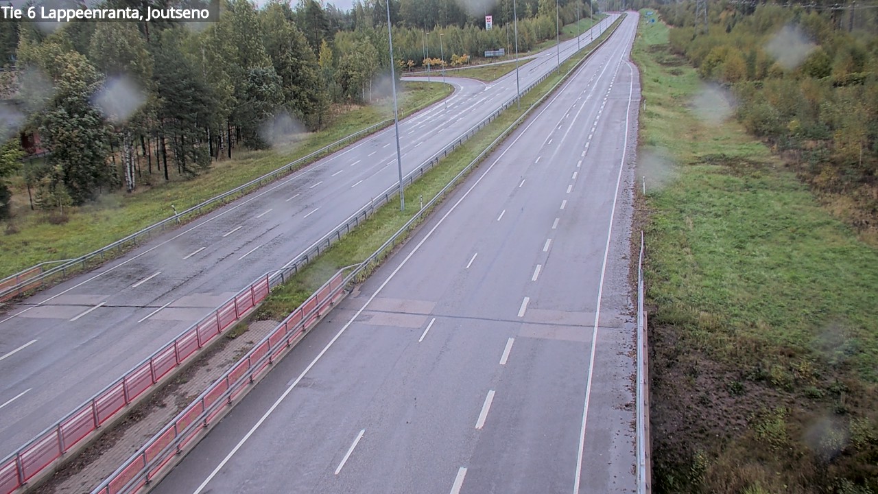Weather Camera Image Road 6 Lappeenranta, Joutseno, Lappeenranta, Etelä-Karjala