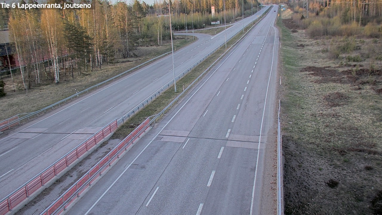 Weather Camera Image Väg 6 Villmanstrand, jotseno, Lappeenranta, Etelä-Karjala