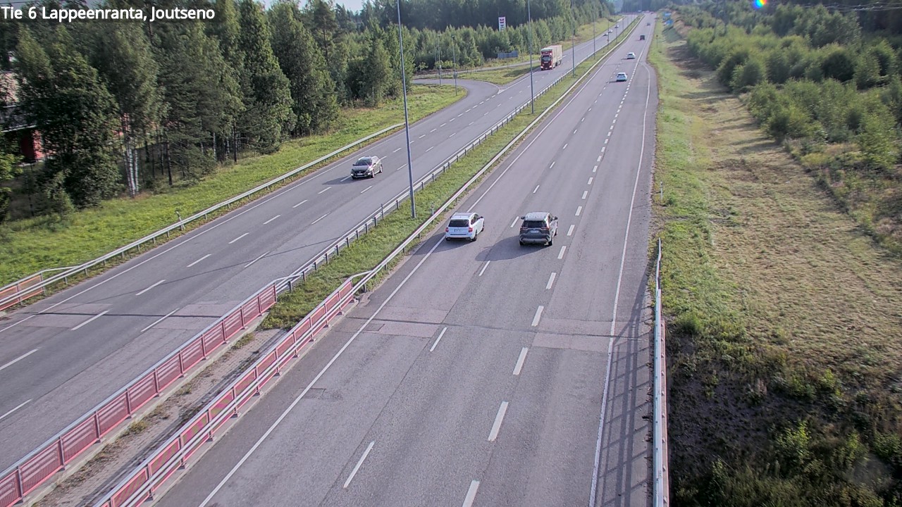 Weather Camera Image Road 6 Lappeenranta, Joutseno, Lappeenranta, Etelä-Karjala
