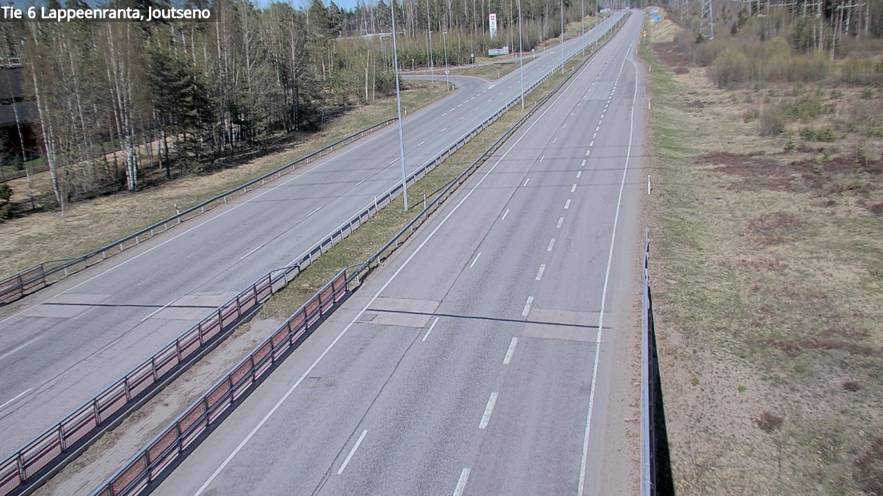 Weather Camera Image Väg 6 Villmanstrand, jotseno, Lappeenranta, Etelä-Karjala