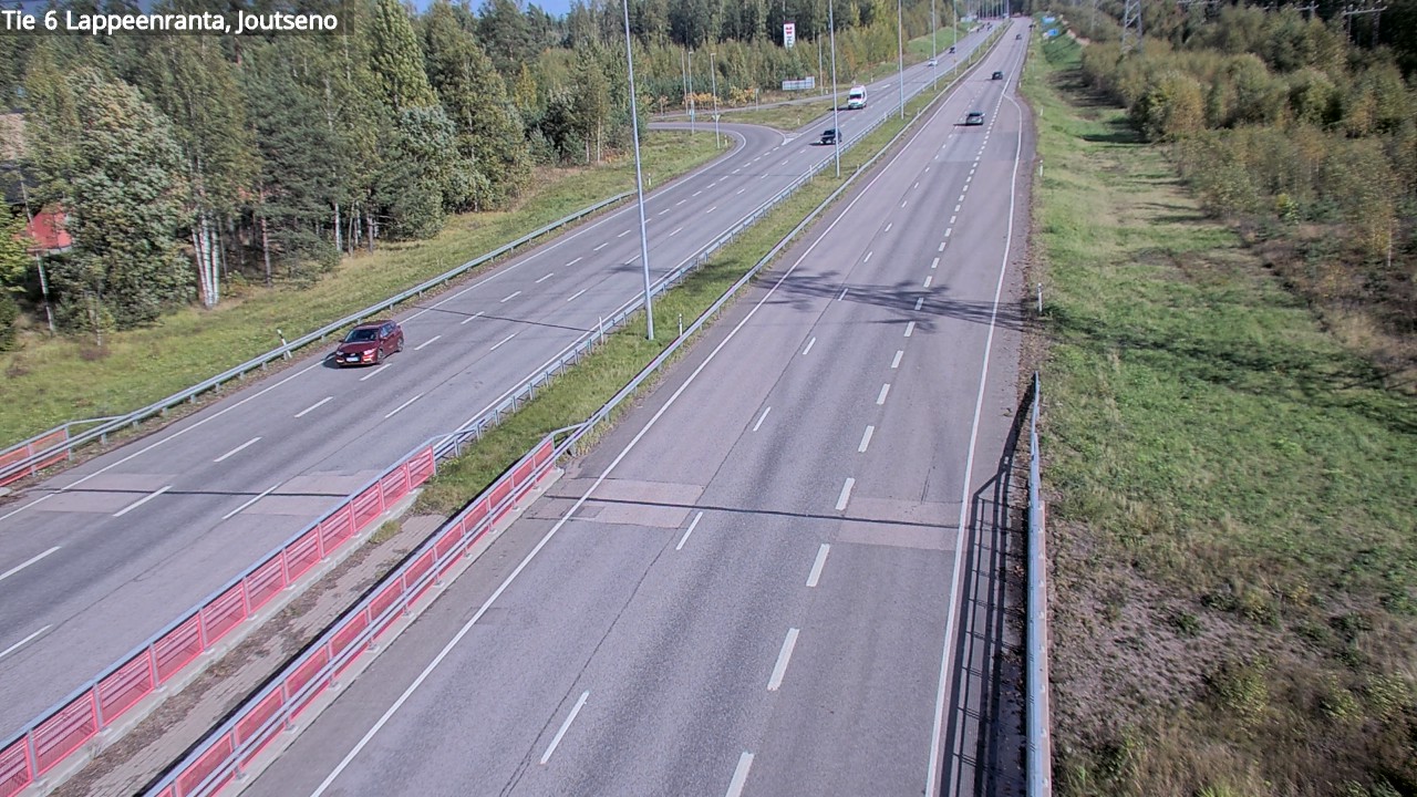 Weather Camera Image Road 6 Lappeenranta, Joutseno, Lappeenranta, Etelä-Karjala