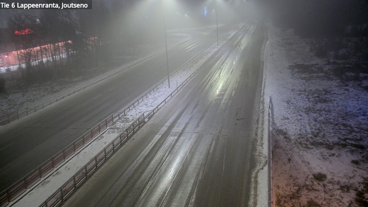 Weather Camera Image Väg 6 Villmanstrand, jotseno, Lappeenranta, Etelä-Karjala