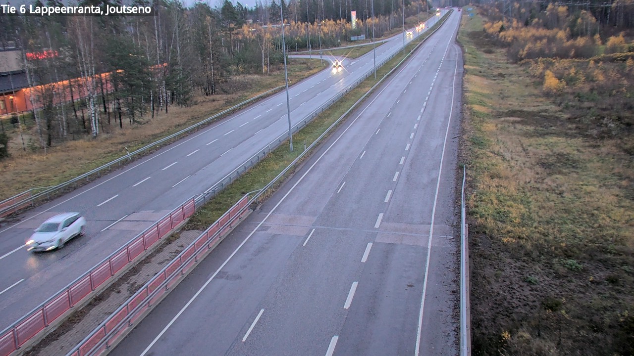 Weather Camera Image Road 6 Lappeenranta, Joutseno, Lappeenranta, Etelä-Karjala