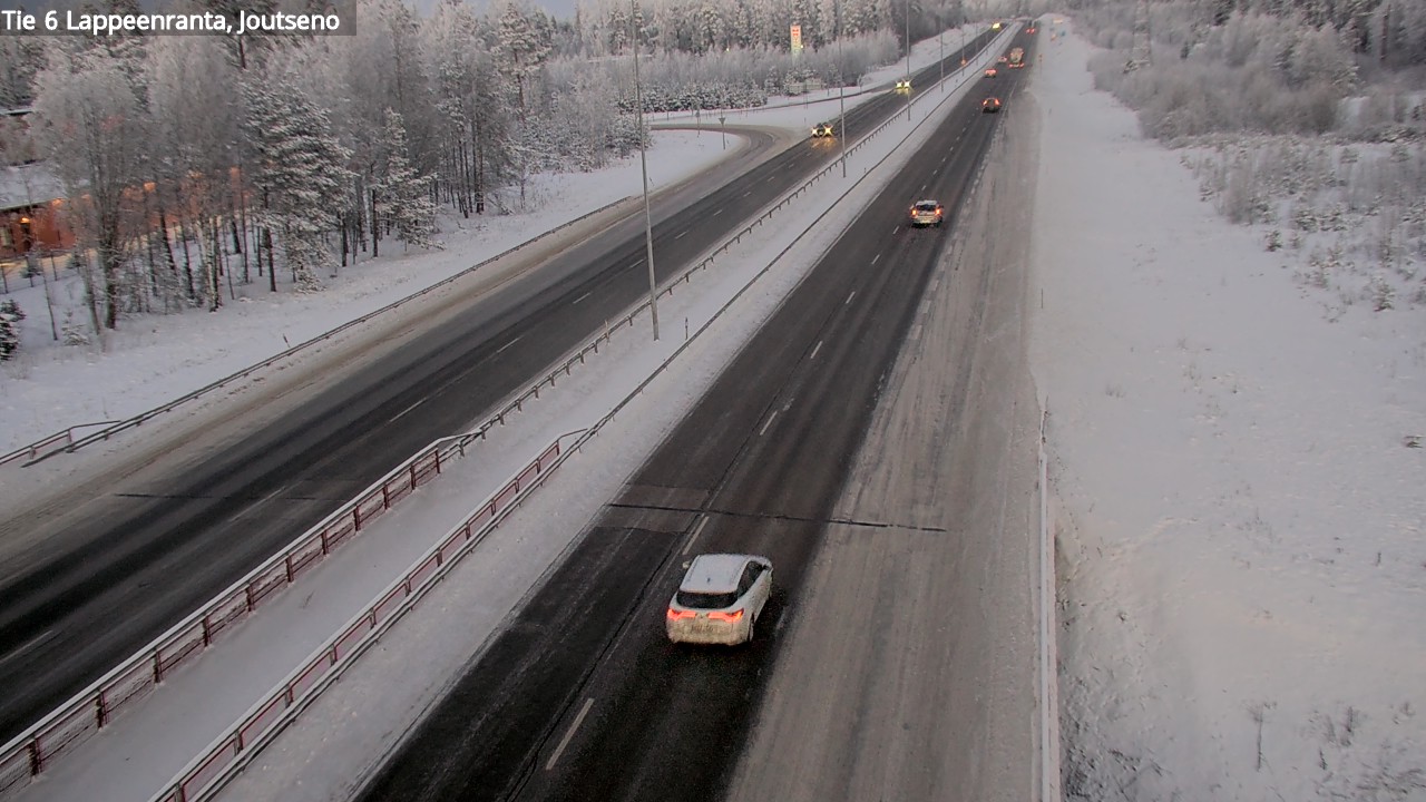 Weather Camera Image Road 6 Lappeenranta, Joutseno, Lappeenranta, Etelä-Karjala