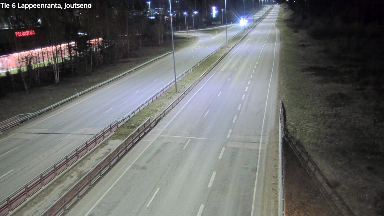 Weather Camera Image Road 6 Lappeenranta, Joutseno, Lappeenranta, Etelä-Karjala