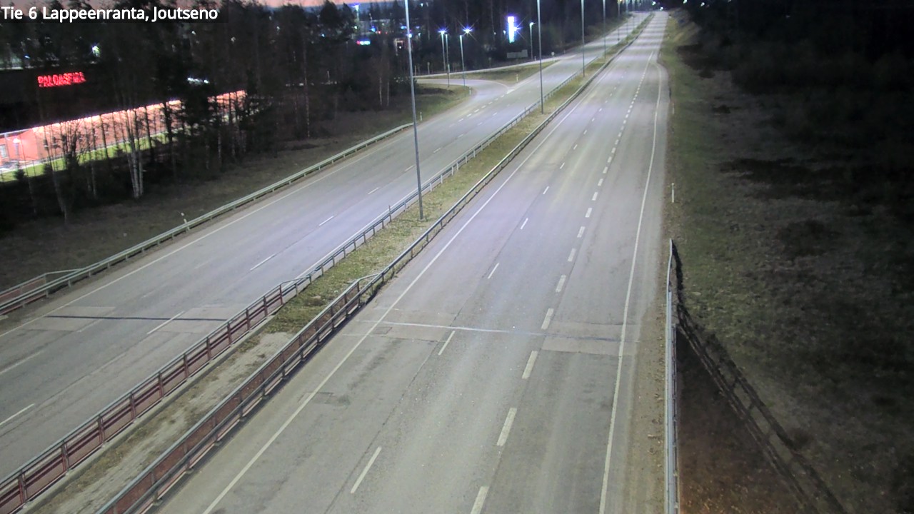 Weather Camera Image Road 6 Lappeenranta, Joutseno, Lappeenranta, Etelä-Karjala