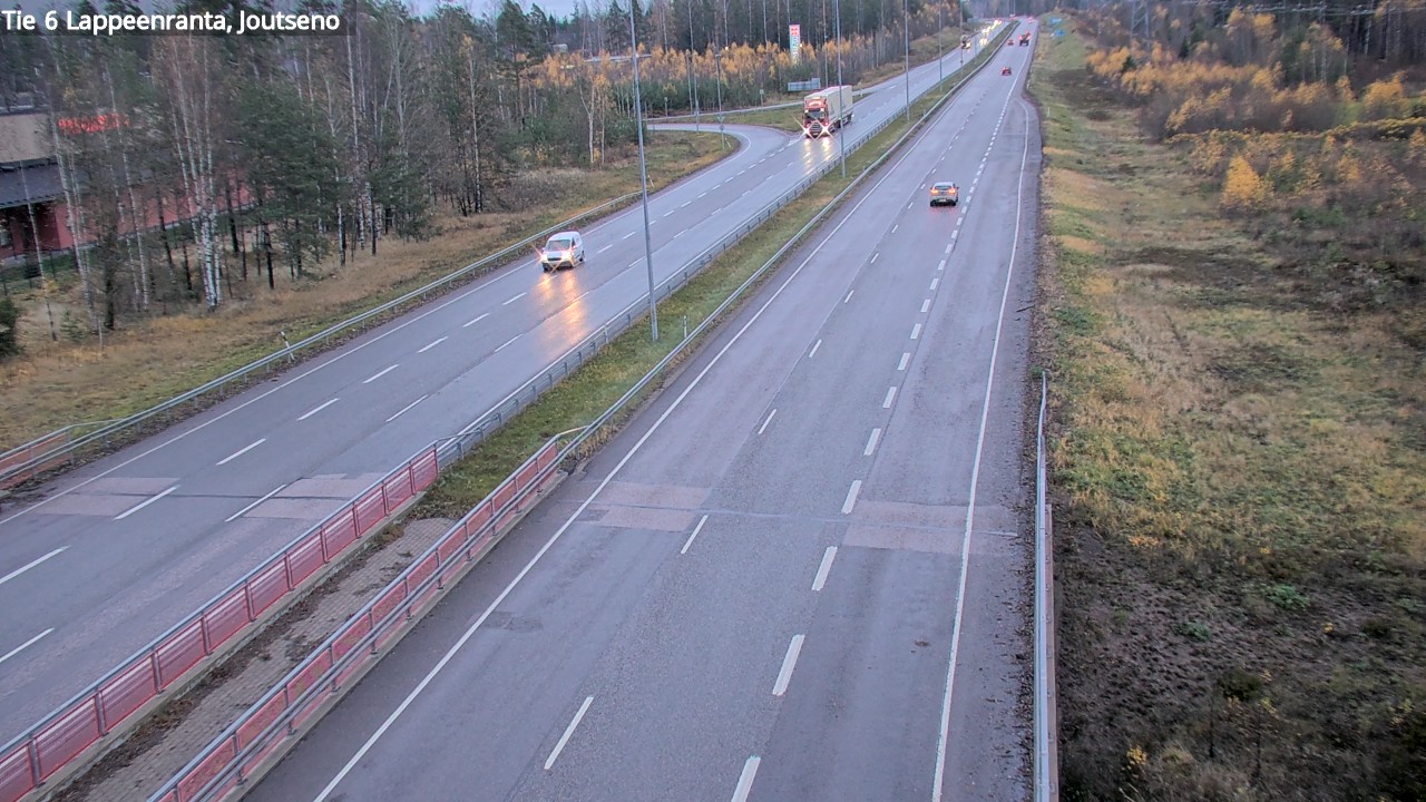 Weather Camera Image Road 6 Lappeenranta, Joutseno, Lappeenranta, Etelä-Karjala