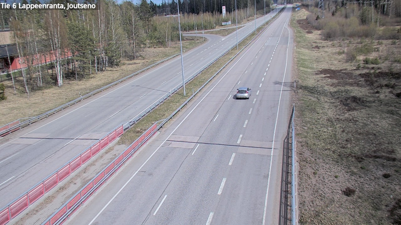 Weather Camera Image Väg 6 Villmanstrand, jotseno, Lappeenranta, Etelä-Karjala