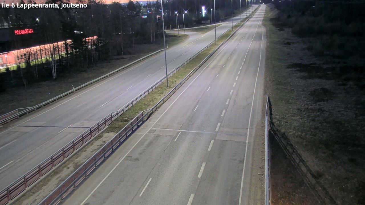 Weather Camera Image Road 6 Lappeenranta, Joutseno, Lappeenranta, Etelä-Karjala