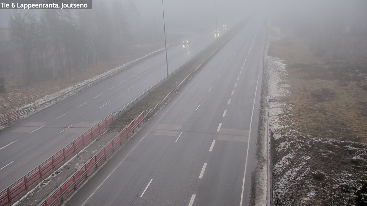 Weather Camera Image Väg 6 Villmanstrand, jotseno, Lappeenranta, Etelä-Karjala