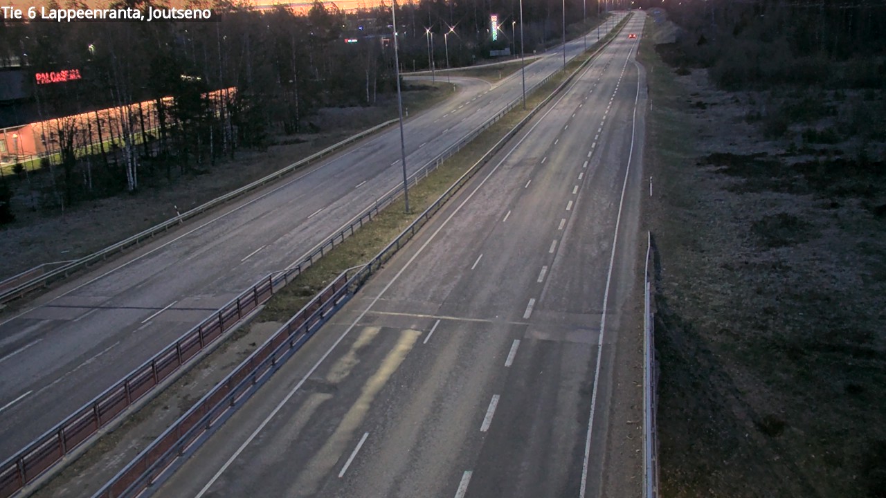 Weather Camera Image Väg 6 Villmanstrand, jotseno, Lappeenranta, Etelä-Karjala