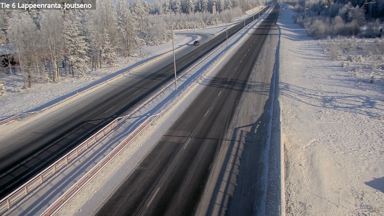 Weather Camera Image Road 6 Lappeenranta, Joutseno, Lappeenranta, Etelä-Karjala