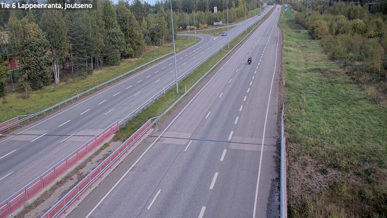 Weather Camera Image Road 6 Lappeenranta, Joutseno, Lappeenranta, Etelä-Karjala