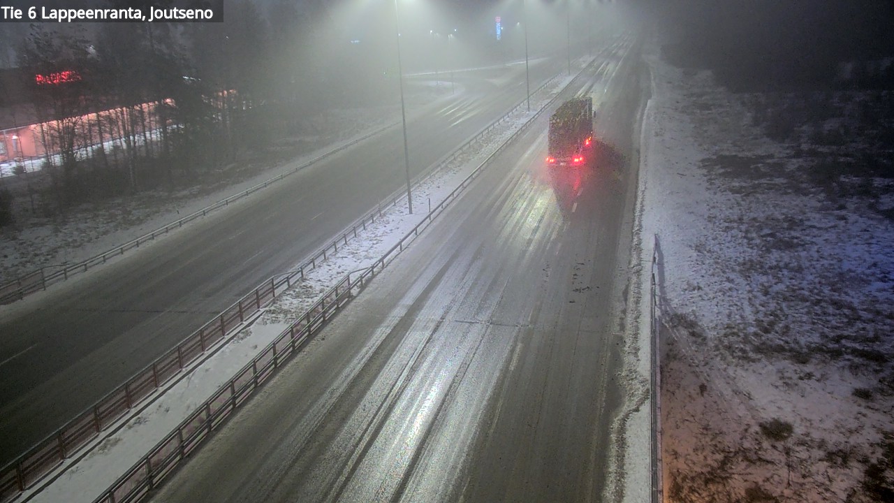 Weather Camera Image Väg 6 Villmanstrand, jotseno, Lappeenranta, Etelä-Karjala