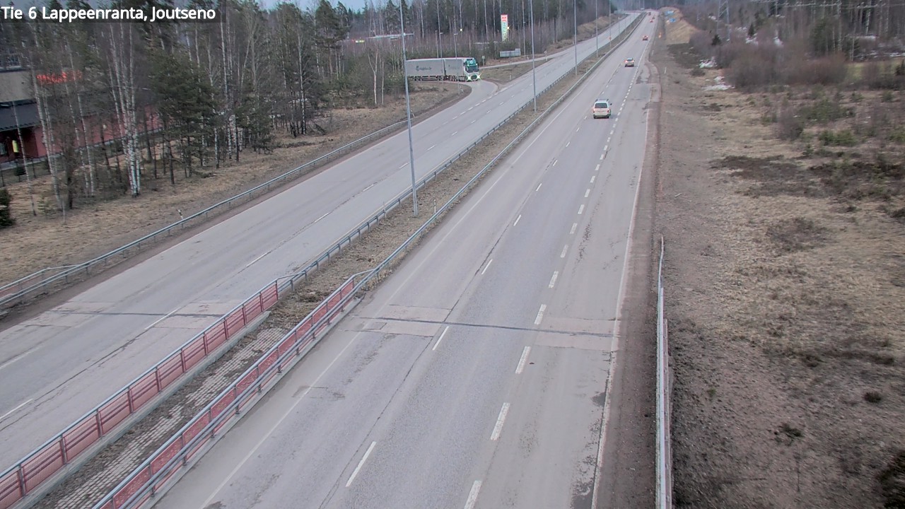 Weather Camera Image Road 6 Lappeenranta, Joutseno, Lappeenranta, Etelä-Karjala