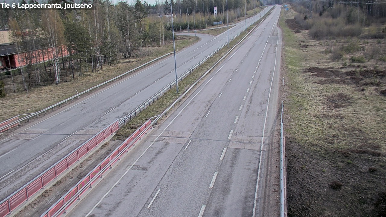 Weather Camera Image Väg 6 Villmanstrand, jotseno, Lappeenranta, Etelä-Karjala